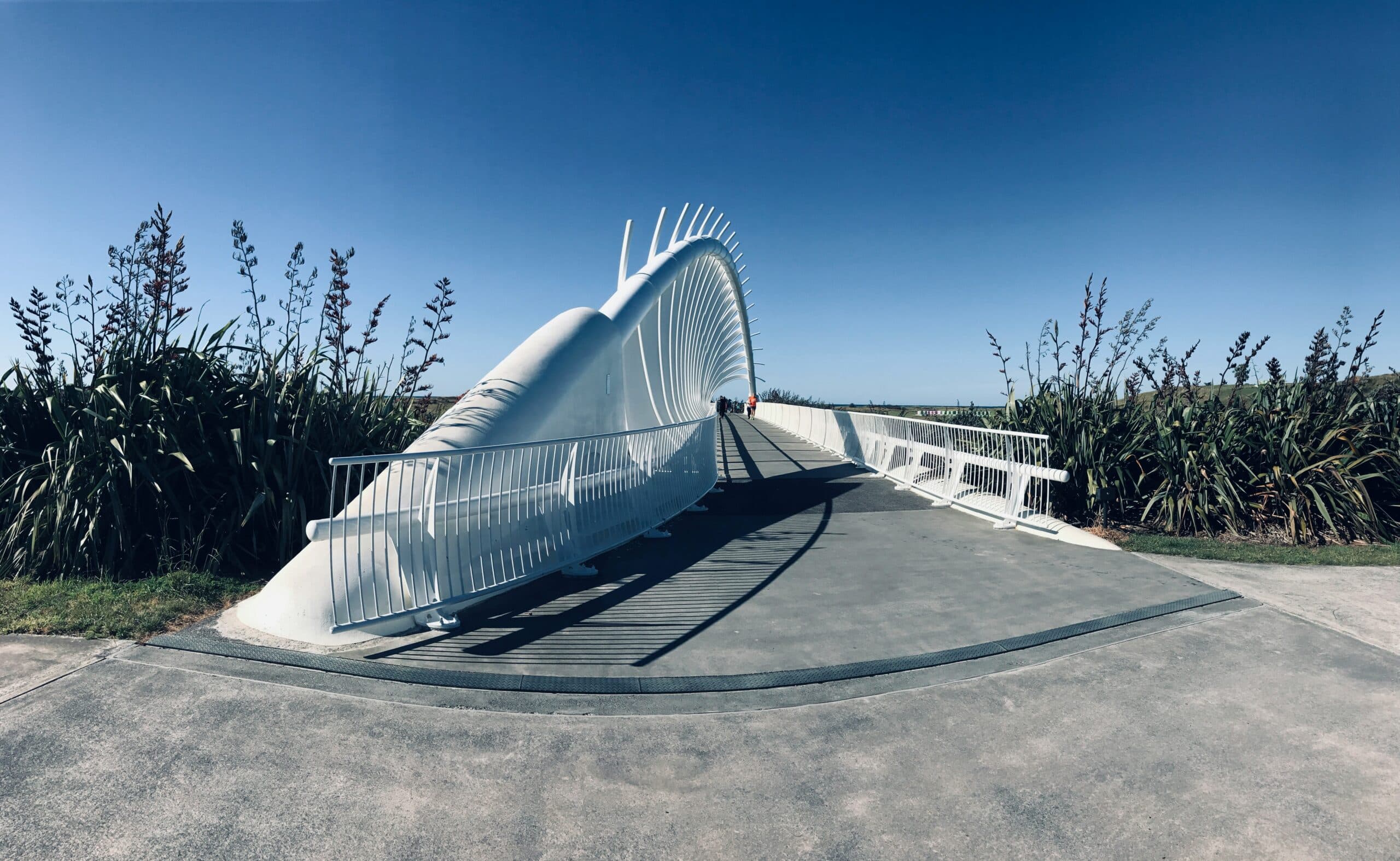 Te Rewa Rewa Bridge, New Plymouth Coastal walkway.